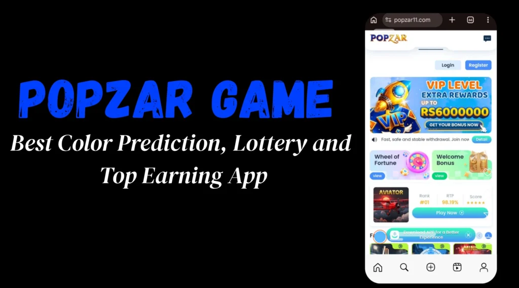 Popzar Game interface screenshot